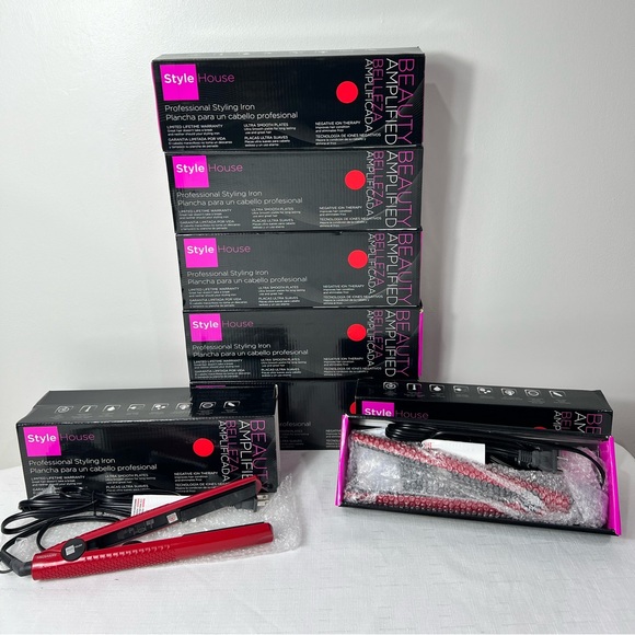 Birthday Prize / Favour Bundle. Straightener Flat Irons x 7 - Picture 1 of 7